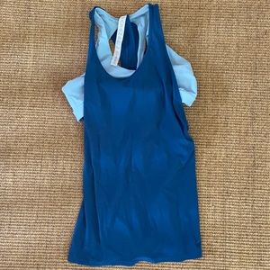 Lulu lemon tank. Size 4. Worn once.